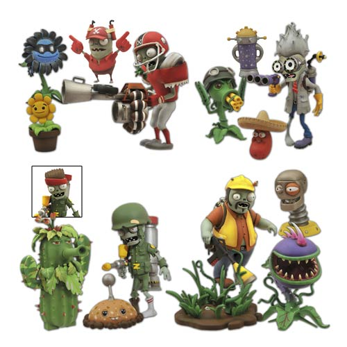 Plants vs. Zombies Garden Warfare 2 Zombies 6 Mini Figures Collectors  Item!!!