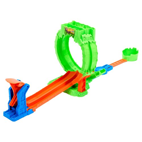 Hot Wheels Monster Trucks Mutant Chaos Slime Challenge Playset