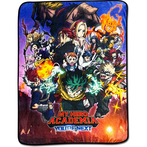 My Hero Academia You're Next Key Visual Throw Blanket