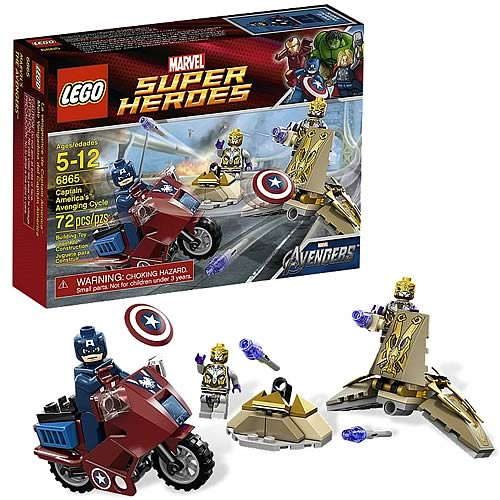 LEGO Marvel Super Heroes Captain America's Avenging Cycle 6865 for sale online 