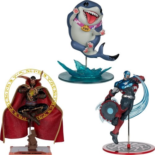 Marvel Rivals Wave 1 1:10 Scale Posed Figure with Scene Case of 6