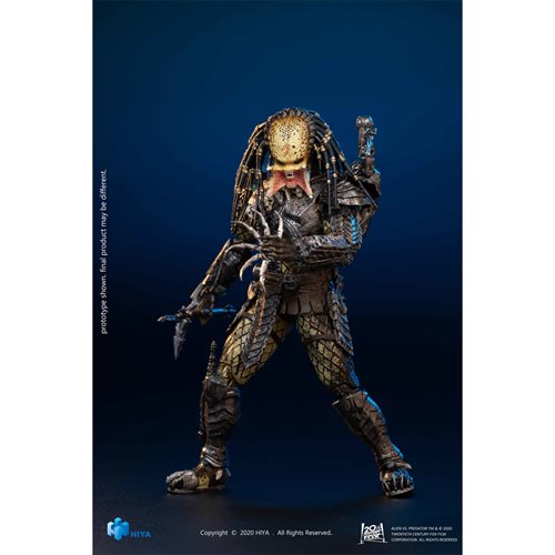 AVP: Alien vs. Predator Unmasked Scar Predator 1:18 Scale Action Figure - Previews Exclusive