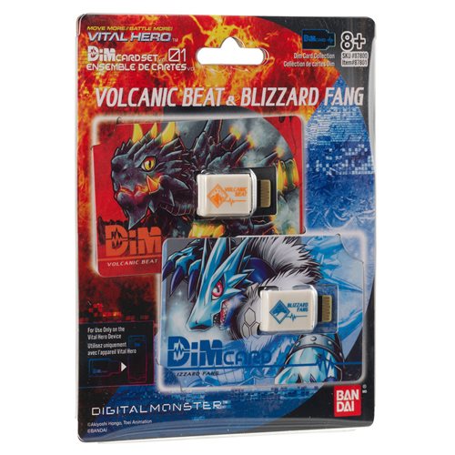 Vital Hero Volvcanic Beat and Blizzard Fang DIM Card Pack
