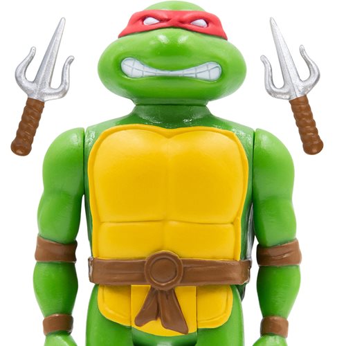 Teenage Mutant Ninja Turtles Raphael Mirage Variant 3 3/4-Inch ReAction Figure - Previews Exclusive, Not Mint