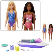 Barbie Mermaid Power Dolls and Boat
