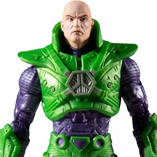 DC Multiverse Lex Luthor Green Power Suit DC New 52 7-Inch Scale Action Figure, Not Mint