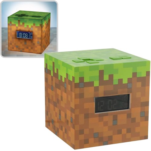 Minecraft Grass Block Alarm Clock