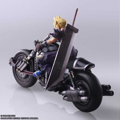 Final Fantasy VII Cloud Strife & Hardy-Daytona Bring Arts Action Figure Set