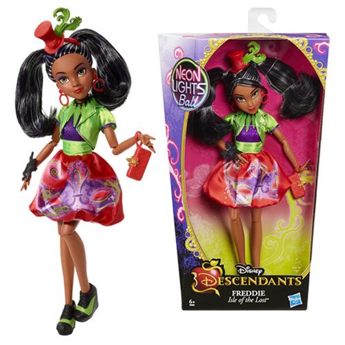 Disney Descendants Neon Lights Feature Mal Isle of the Lost Doll, Not Mint