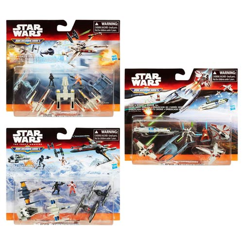 Star Wars: The Force Awakens MicroMachines Deluxe Vehicles and Figures Wave 1 Case