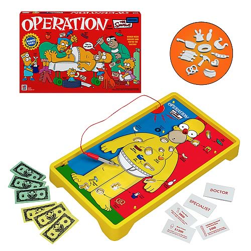 Operation Game - The Simpsons Talking Homer Edition