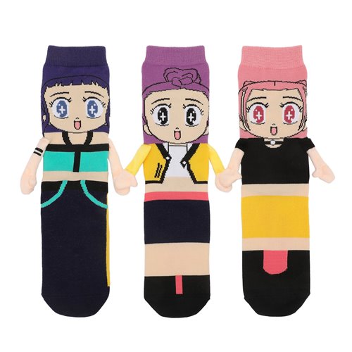 KPop Demon Hunters Huntrix Magnetic Hand Holding Crew Socks