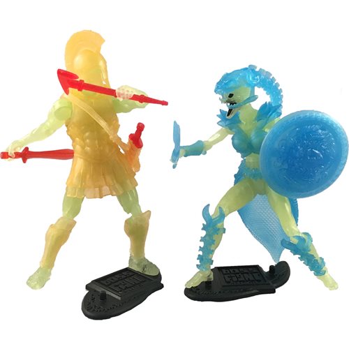 Vitruvian H.A.C.K.S. Series 1 Greek Mythology Ghosts of the Battlefield Glow- in-the-Dark Action Figure 2-Pack