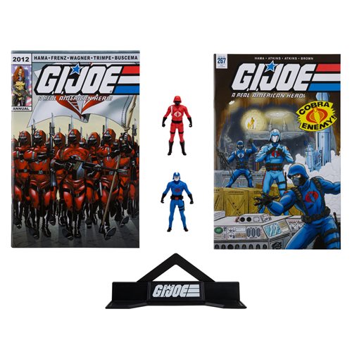 G.I. Joe Page Punchers Cobra Commander and Crimson Guard 3-Inch Action Figure 2-Pack with Comic Book