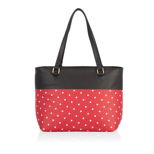 Minnie Mouse Uptown Cooler Black Tote Bag