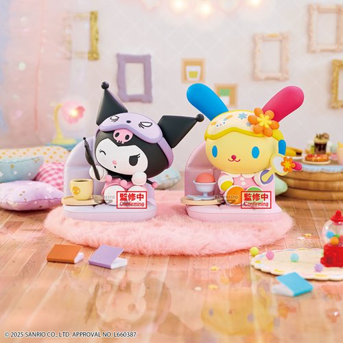 Sanrio Kuromi Nakayoshi Memories Relaxing Time at Home Statue