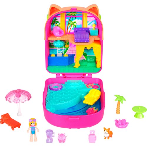 Polly Pocket Kitty Popsicle Resort Compact Playset