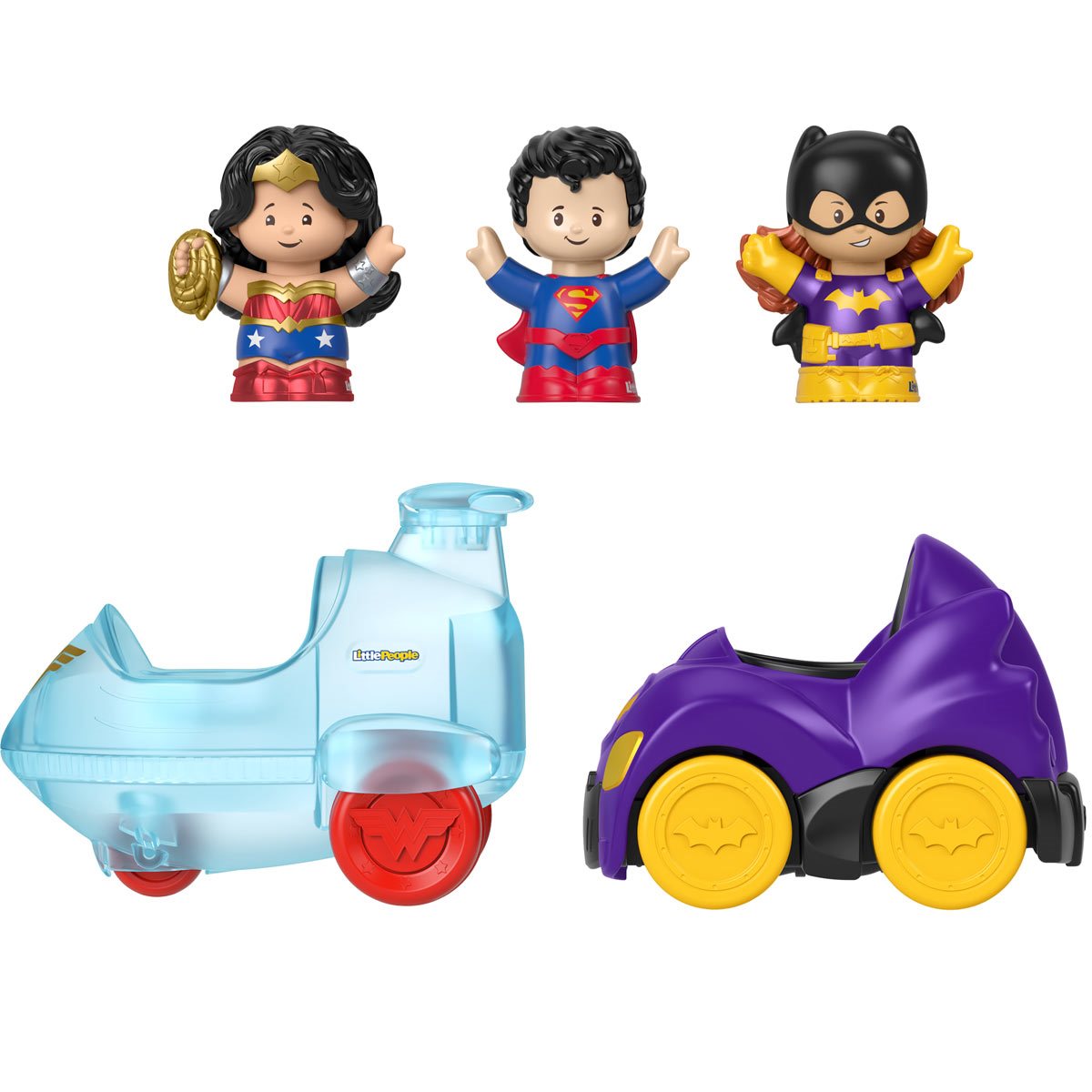 Batman Toy Vehicle and Figure Gift Set for Toddlers and Preschool Kids Ages 1 to 5 Years Fisher-Price Little People DC Super Friends Crime Fighting Gift Set