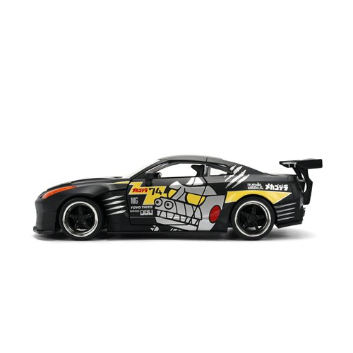 Hollywood Rides Mechagodzilla 2009 Nissan GT-R R35 Ben Sopra 1:24 Scale Die-Cast Metal Vehicle