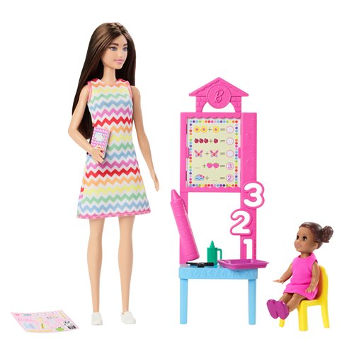 Barbie Teacher Doll with Brown Hair