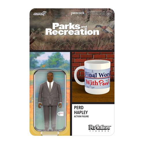 Parks and Recreation Perd Hapley 3 3/4-Inch ReAction Figure