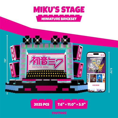 Vocaloid Hatsune Miku's Stage Miniature Brickset