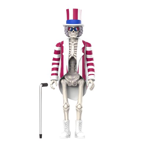Grateful Dead Uncle Sam Skeleton 3 3/4-Inch ReAction Figure