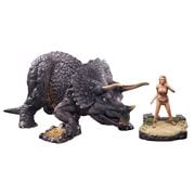 One Million Years B.C. Triceratops and Loana Soft Vinyl Statue