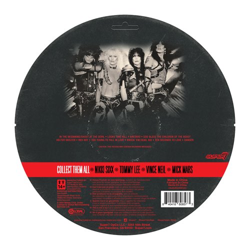 Motley Crue Mick Mars Black and White Shout at the Devil 3 3/4-Inch ReAction Figure