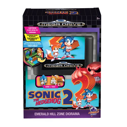 Console Heroes Sega Mega Drive Sonic the Hedgehog 2 Cartridge Diorama Playset