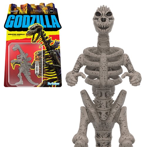 Godzilla Skeleton (Gray) 3 3/4-Inch ReAction Figure