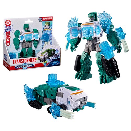 Transformers Cyberworld Autobot Hound Ultimate Cyber Changers Energon Surge Action Figure