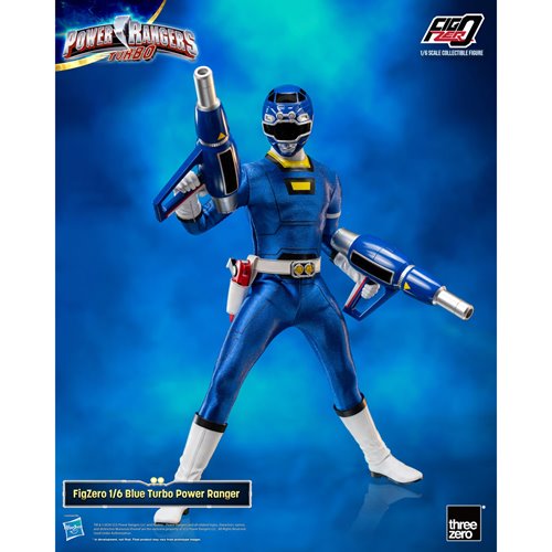 Power Rangers Turbo Blue Turbo Power Ranger FigZero 1:6 Scale Action Figure