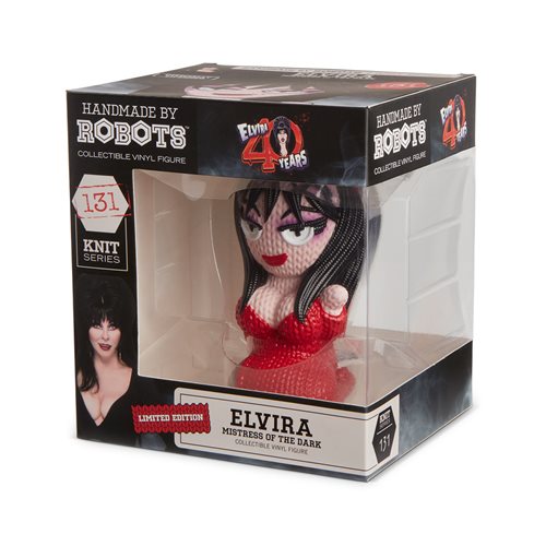 Elvira in Red Dress  Handmade By Robots Vinyl Figure