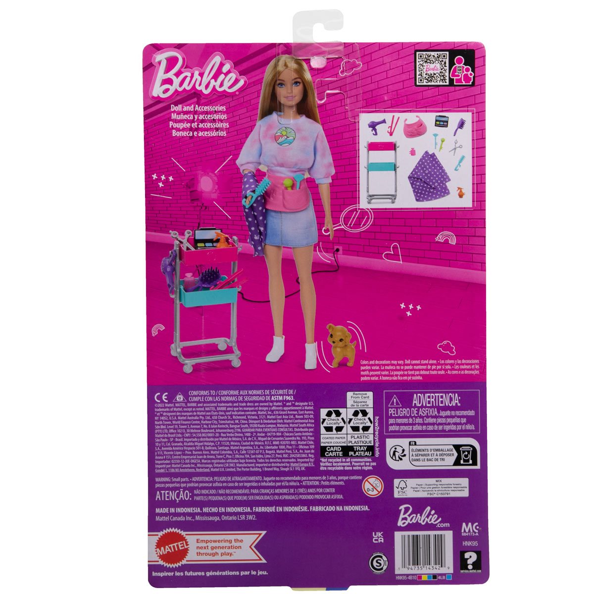 Barbie Malibu Stylist Doll Playset