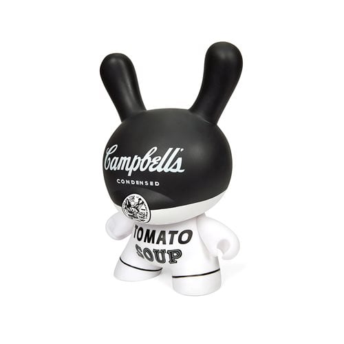 Andy Warhol Campbell's Soup Black and White Limited Edition 8-Inch Masterpiece Dunny