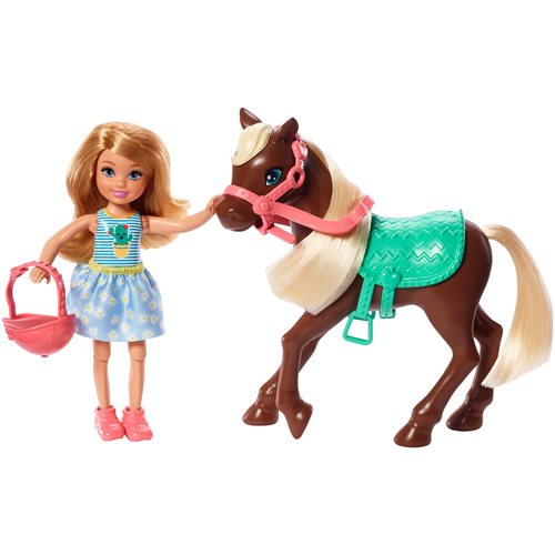 Barbie Club Chelsea Doll and Pony Set