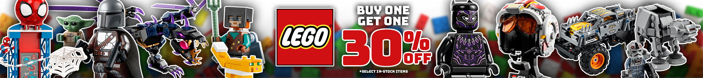 Buy One Get One 30% off on In-Stock Lego