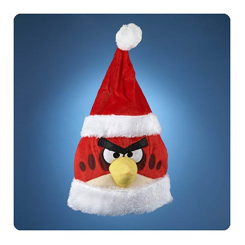 Angry Birds Red Bird  Santa Hat