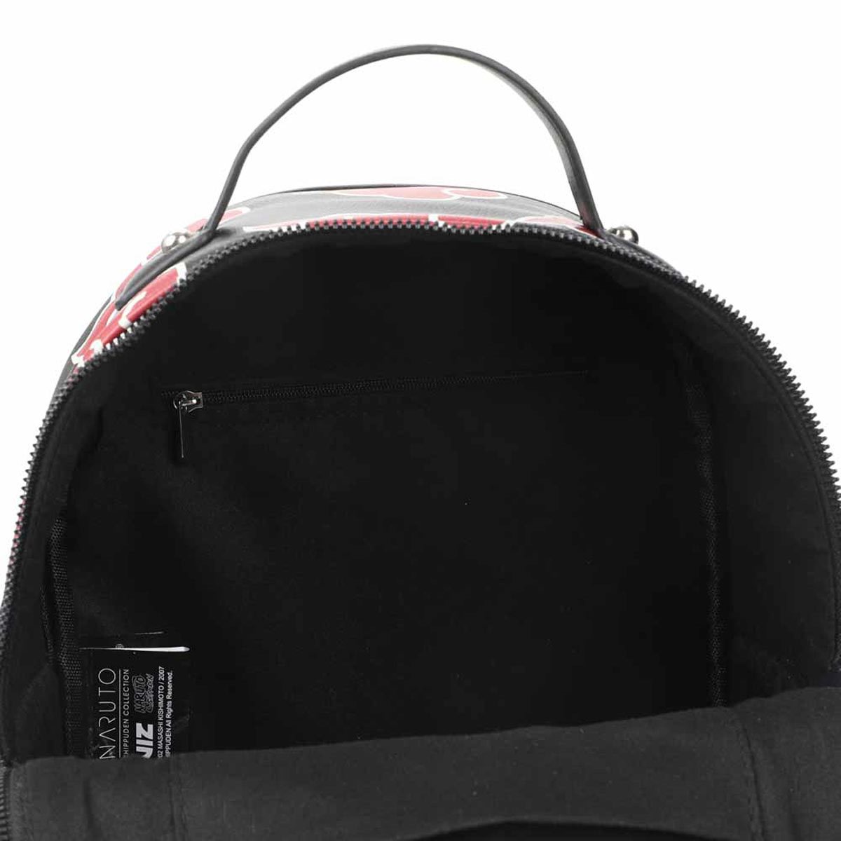 Bioworld Naruto Akatsuki Cloud Pattern Black 11 Mini Backpack