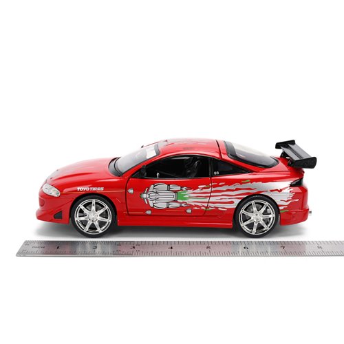 Fast and the Furious Brian's Mitsubishi Eclipse Toyo Tires 1:24 Scale Die-Cast Metal Vehicle
