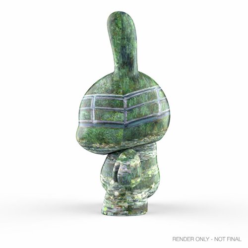 The Met Bridge Over a Pond of Water Lilies by Claude Monet 3-Inch Showpiece Dunny Vinyl Art Figure