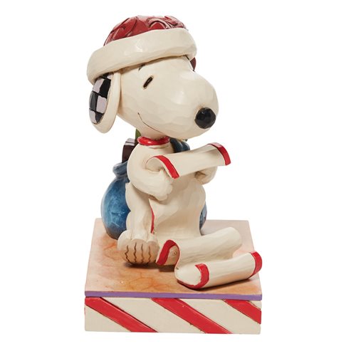 Peanuts Santa Snoopy with List and Bag Checking It Twice by Jim Shore Statue