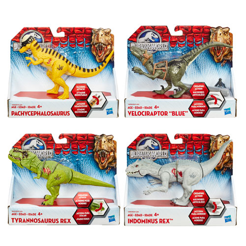 Jurassic World Bashers and Biters Dinosaur Figures Wave 4