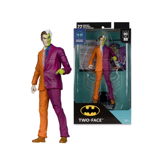 DC Direct Wave 4 Two-Face The Silver Age 7-Inch Scale Action Figure with McFarlane Toys Digital Coll