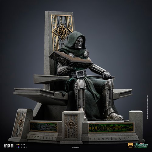 Avengers: Doomsday Doctor Doom on Throne 1:10 Art Scale Limited Edition Statue