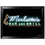 True Blood Merlotte's Bar and Grill Framed Mirror Art