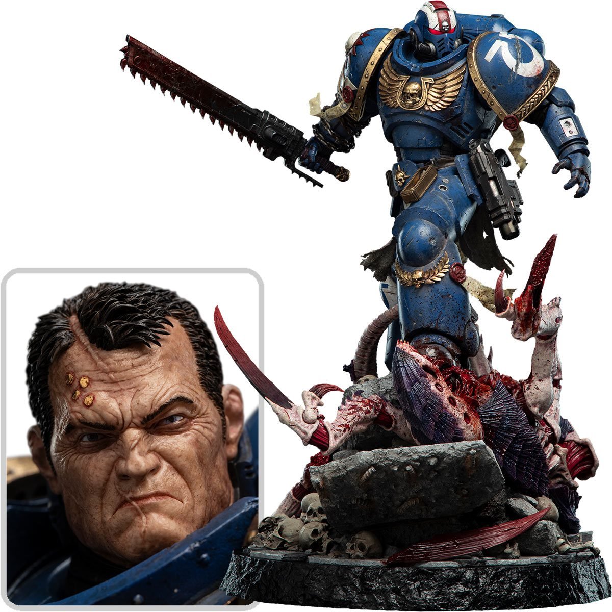 Warhammer 40,000 - Lieutenant Titus (Battleline Edition) 1/6 Scale Sta -  Spec Fiction Shop