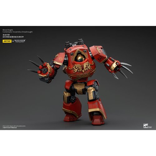 Joy Toy Warhammer The Horus Heresy Blood Angels Contemptor Incaendius Dreadnought 1:18 Scale Action