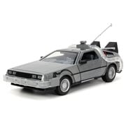 Back to the Future 1 Time Machine with Light 1:24 Scale Die-Cast Metal Vehicle